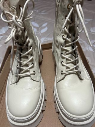 Botas Steve Madden crema