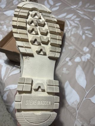 Botas Steve Madden crema