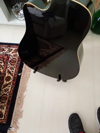 Guitarra Acústica Negra