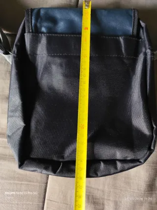 Bolso bandolera DIESB negro y gris