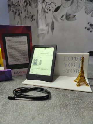 Kobo Nia e-reader nero/grigio