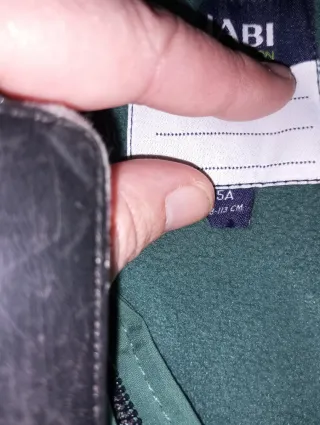 Chamarra niño verde con capucha