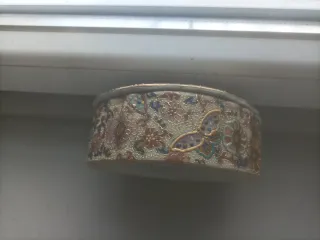 Caja decorativa cerámica oriental