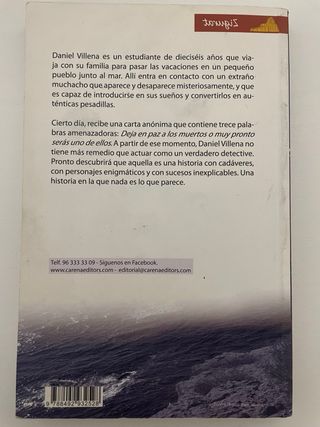 Libro Deja en paz a los muertos - J.R. Barat