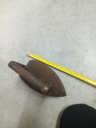 Plancha antigua de hierro