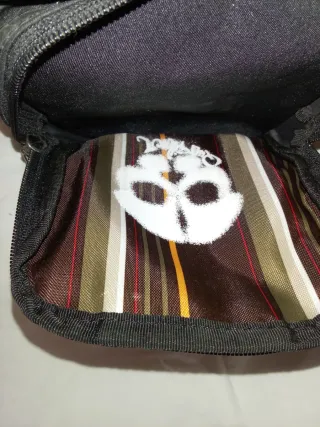 Bolso bandolera Quiksilver negro