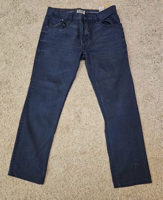 Pantalón vaquero Pull and Bear azul hombre