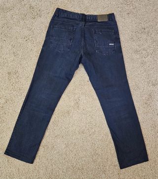 Pantalón vaquero Pull and Bear azul hombre