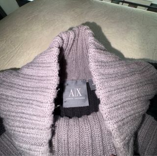 Abrigo Armani Hombre Negro y Gris