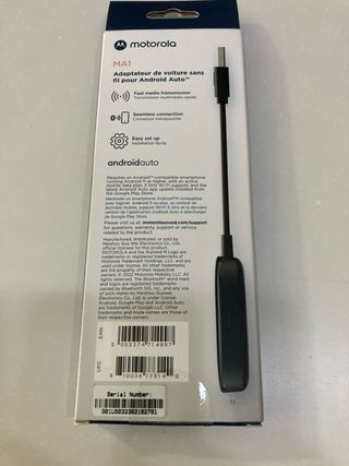 Adaptador android auto motorola