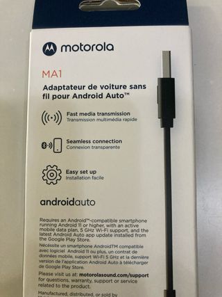 Adaptador android auto motorola