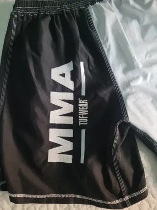 Pantalón MMA Tuf Wear Negro/Blanco