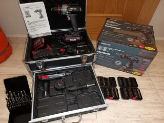 Taladro Percutor Parkside 20V Set Completo