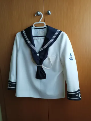 Traje de Comunión Marinero Blanco