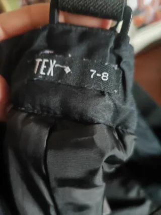 Pantalón de nieve infantil con tirantes