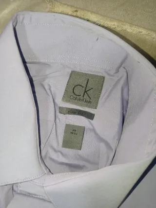 Camicia uomo manica lunga Calvin Klein taglia 15