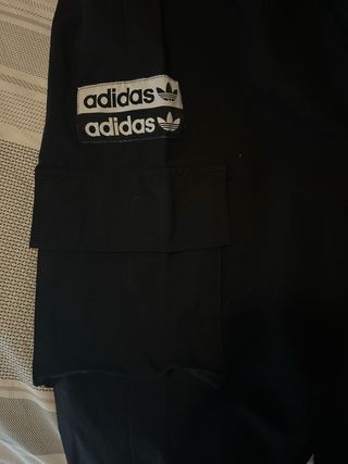 Pantaloni cargo Adidas neri