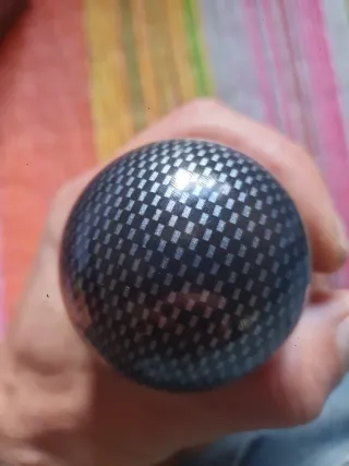 Pomo de cambio carbono coche