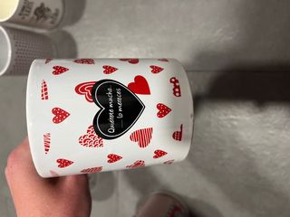 Lote de 6 tazas de cerámica