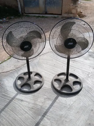 Lote 2 Ventiladores de Pie Aqua