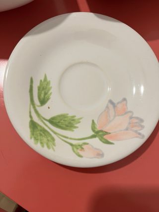 Antipastiera e piattini in ceramica