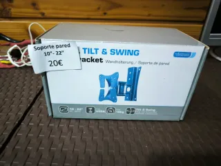 Soporte pared Vivanco 10-22 20€