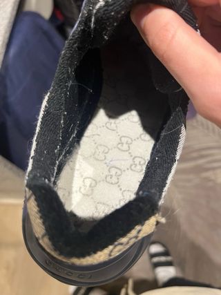 Zapatos Gucci Beige y Azul