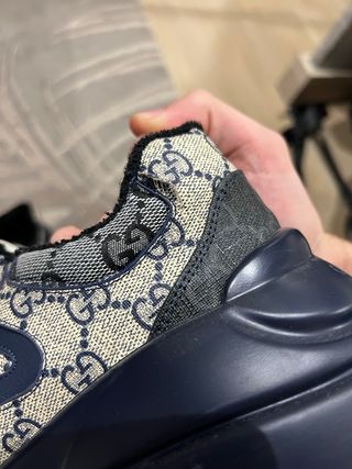 Zapatos Gucci Beige y Azul