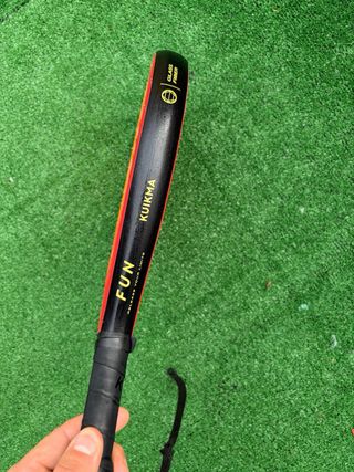 Pala de pádel niño roja y naranja