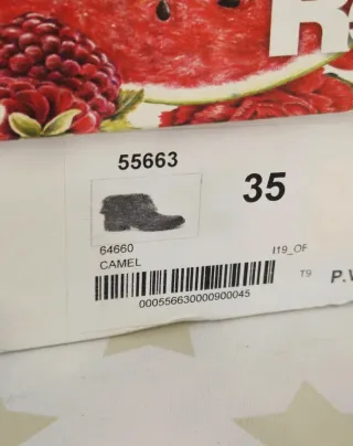 Botines mujer marrones con pelo