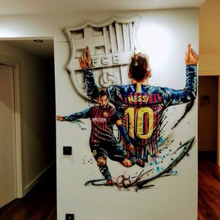 Vinilo 3D Fútbol Premium - Instalación a domicilio