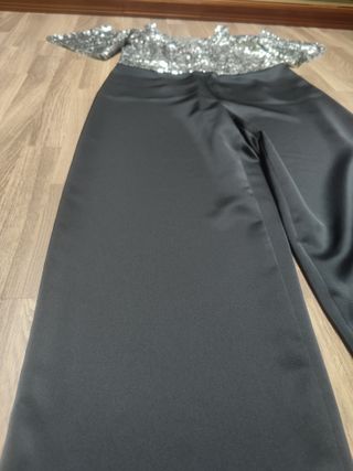 Mono largo de lentejuelas