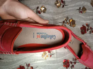 Mocasines Callaghan Hombre Talla 41 Rojo