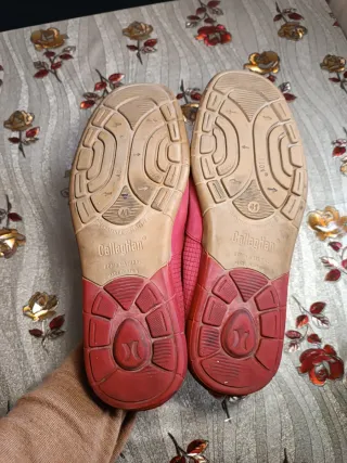 Mocasines Callaghan Hombre Talla 41 Rojo