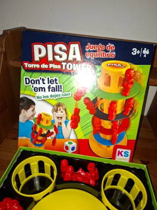 Juego Torre de Pisa Equilibrio