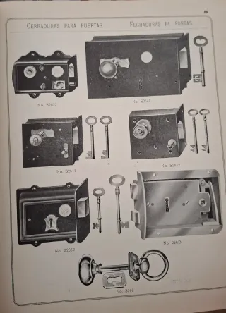 Antiguo Catálogo de Ferretería Ilustrado.