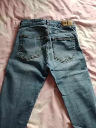 Pantalones vaqueros pitillo azules