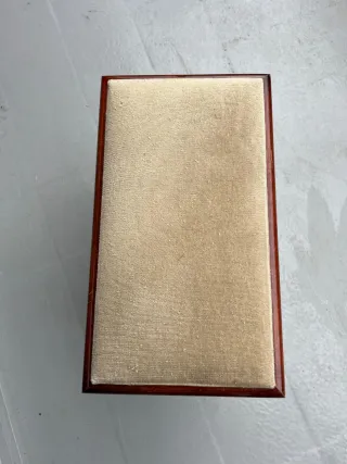 Banqueta de piano madera y tapizado