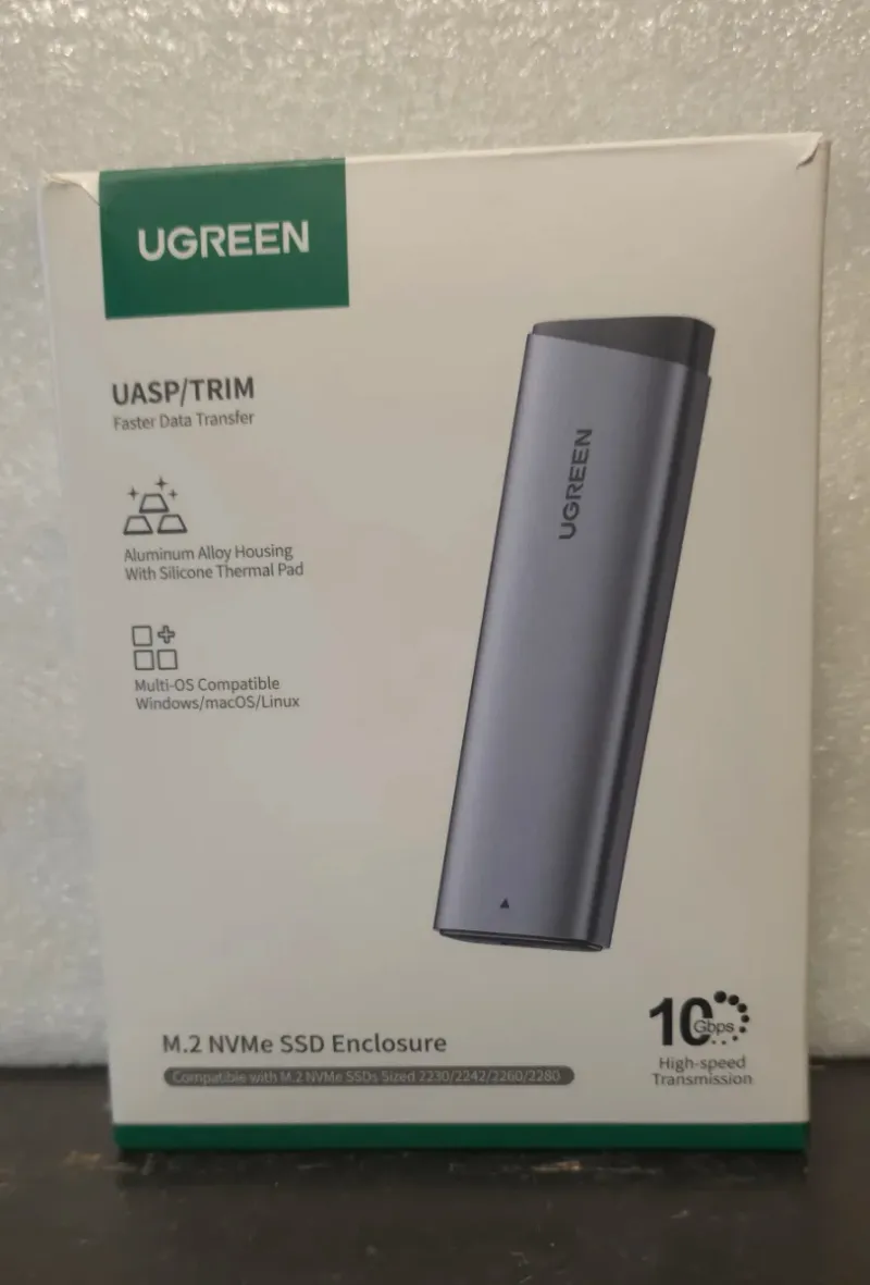 Carcasa SSD NVMe UGREEN Aluminio 10Gbps afbeelding 2