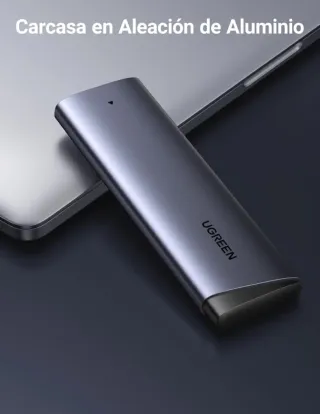 Carcasa SSD NVMe UGREEN Aluminio 10Gbps