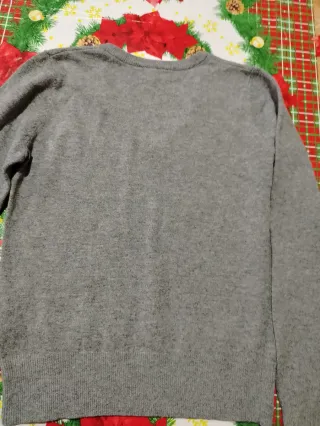 Maglione GANT grigio V-neck