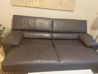 Sofá de piel extraíble