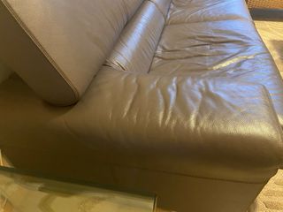 Sofá de piel extraíble