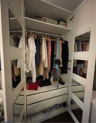 Armario IKEA BERGSBO blanco