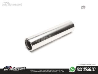 COLA DE ESCAPE REDONDA RECTA 80MM