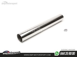 COLA DE ESCAPE REDONDA RECTA BORDE FINO 70MM