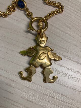 Collana vintage NORI con pendente giullare