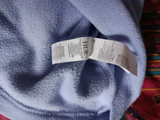 Felpa azzurra in pile