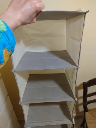 Organizador Colgante 5 Estantes con Percha