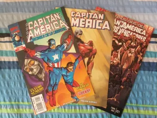 Lote de grapas del Capitan América de Marvel Comic